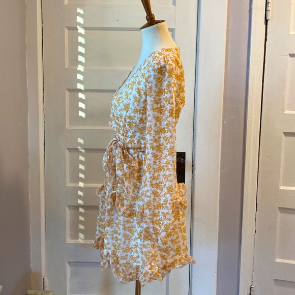 Saints + Secrets Floral Ruffled Mini Dress, Size S - Picture 8 of 16